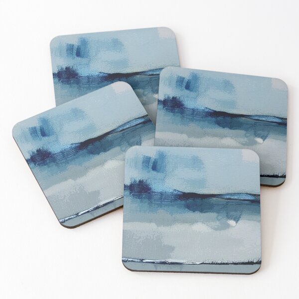 Item preview, Modern Art Blue Abstract designed and sold by CattlettArt.