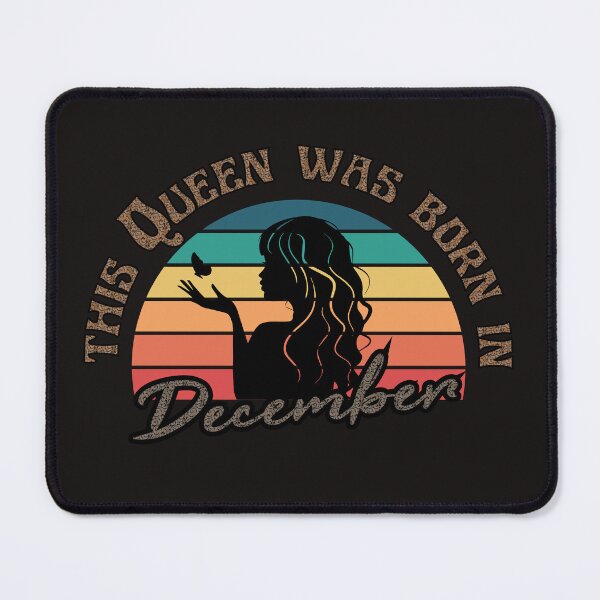 Item preview, This Queen Was Born In Decembre| awsome gift for butterfly lover designed and sold by diixtarshop.