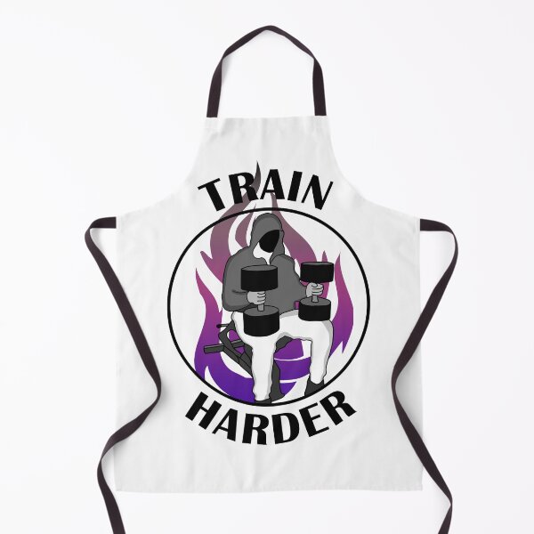 Item preview, Train harder guy training gym motivation designed and sold by designsbyted.