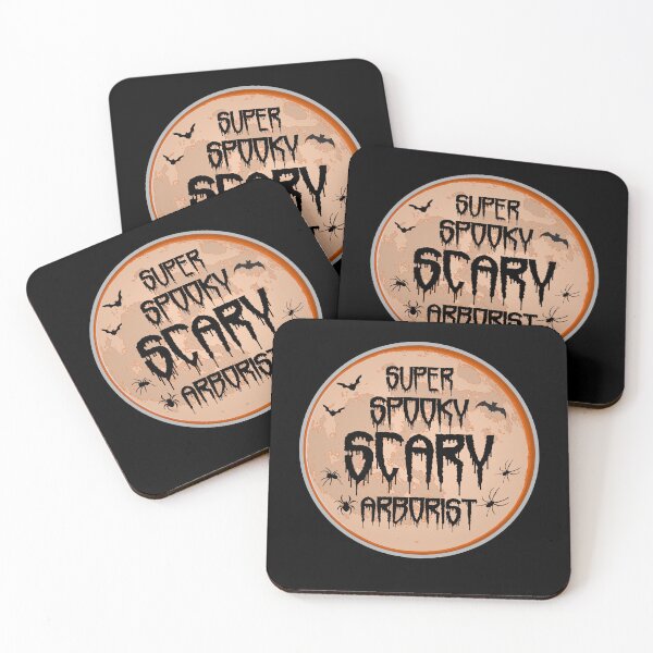 Item preview, Arborist Halloween Scary Spooky Humor Moon Bats Spiders designed and sold by artfulnotebook.