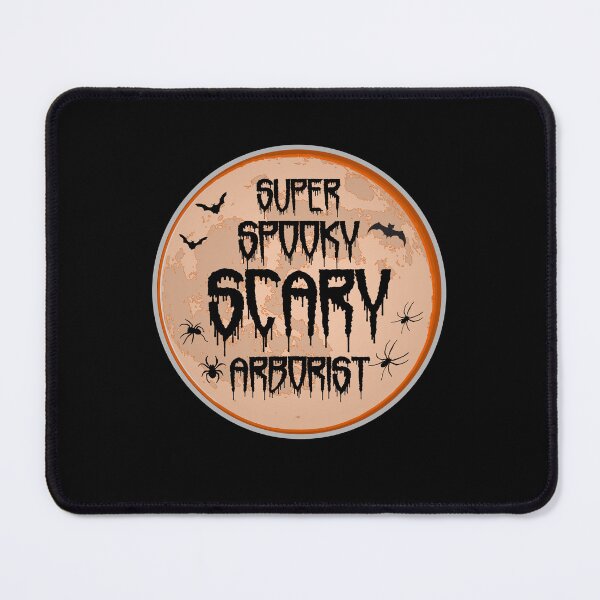 Item preview, Arborist Halloween Scary Spooky Humor Moon Bats Spiders designed and sold by artfulnotebook.