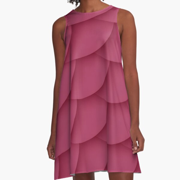 Pink Scales Dress A-Line Dress