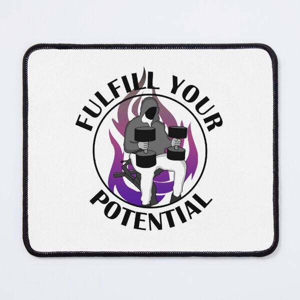 Item preview, Fulfill your potential gym motivation  designed and sold by designsbyted.