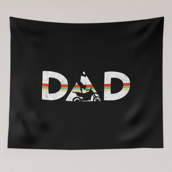 Item preview, Motocross Dad, Retro Vintage Motocross Dirt Biker Dad design designed and sold by Merchking1.