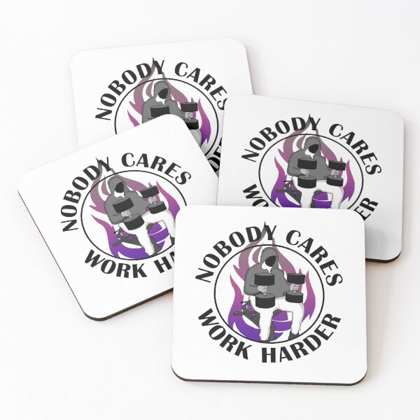 Item preview, Nobody cares work harder gym motivation  designed and sold by designsbyted.