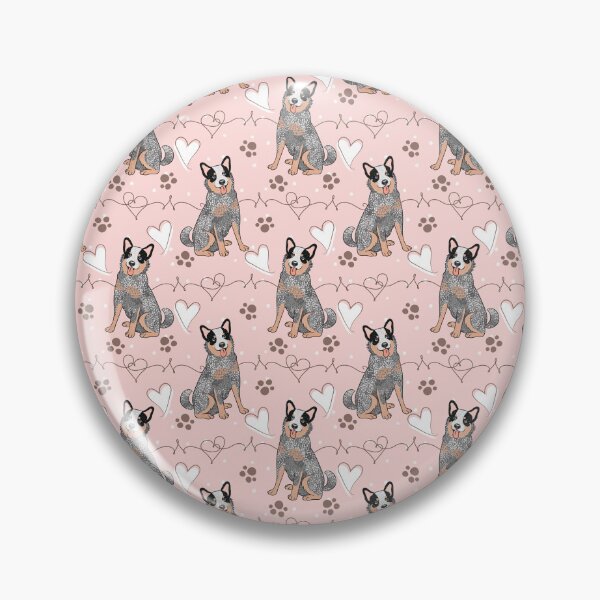 Item preview, LOVE Blue Tan Heeler Australian Cattle Dog designed and sold by Lulupainting.