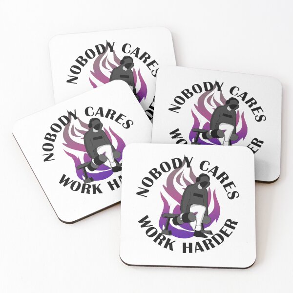 Item preview, Nobody cares work harder bulgarian split squat gym motivation  designed and sold by designsbyted.