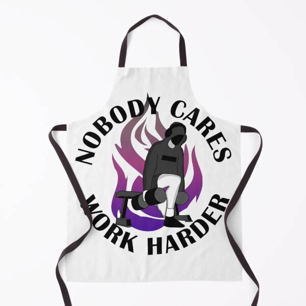 Item preview, Nobody cares work harder bulgarian split squat gym motivation designed and sold by designsbyted.