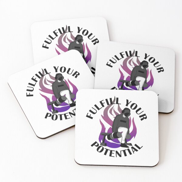 Item preview, Fulfill your potential bulgarian split squat gym motivation  designed and sold by designsbyted.