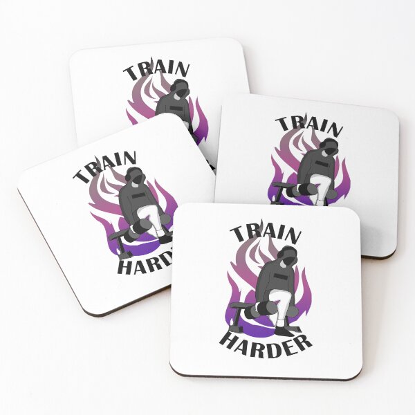 Item preview, Train Harder bulgarian split squat gym motivation  designed and sold by designsbyted.
