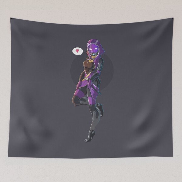 Item preview, Tali Zorah Cute Alien girl pinup designed and sold by joshatki.