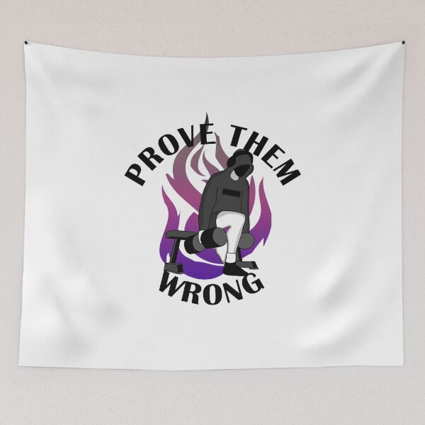 Item preview, Prove them wrong bulgarian split squat gym motivation  designed and sold by designsbyted.