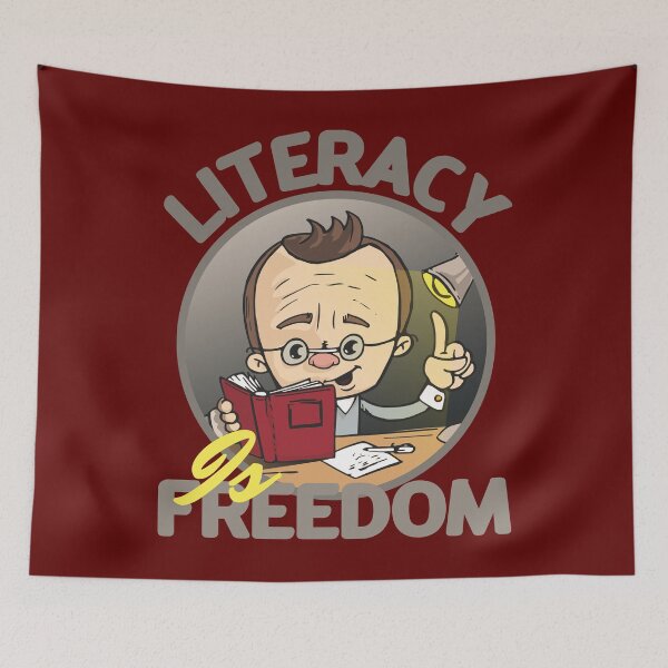 Item preview, LITERACY IS FREEDOM designed and sold by GAADesignz.