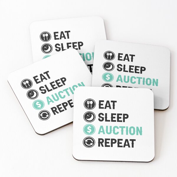 Item preview, Eat Sleep Auction Repeat designed and sold by allysmar.