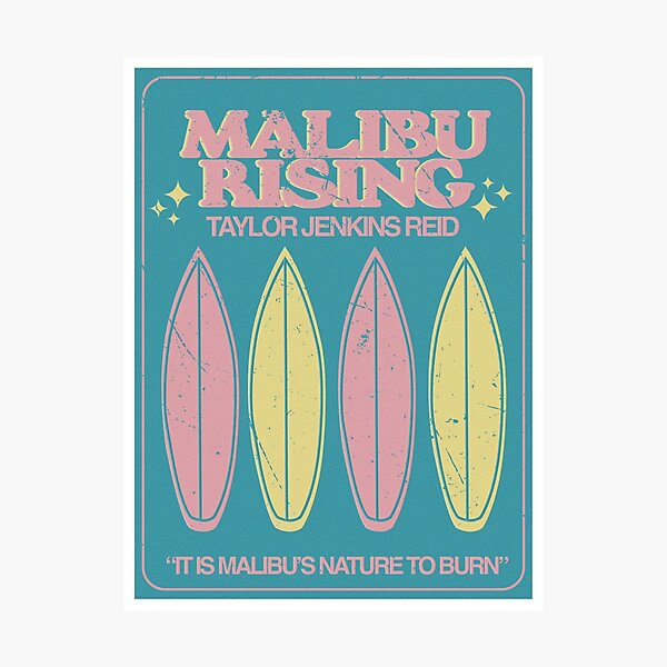 Item preview, malibu rising taylor jenkins reid novel designed and sold by janegerrard.