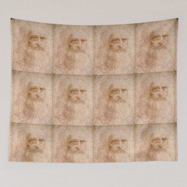 Item preview, Leonardo Da Vinci, self portrait designed and sold by lamalee.