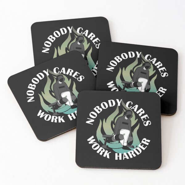 Item preview, Nobody cares work harder bulgarian split squat gym motivation  designed and sold by designsbyted.