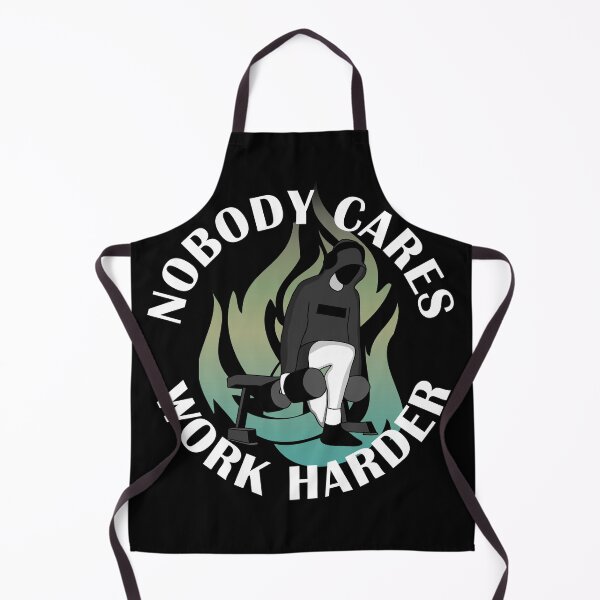Item preview, Nobody cares work harder bulgarian split squat gym motivation designed and sold by designsbyted.