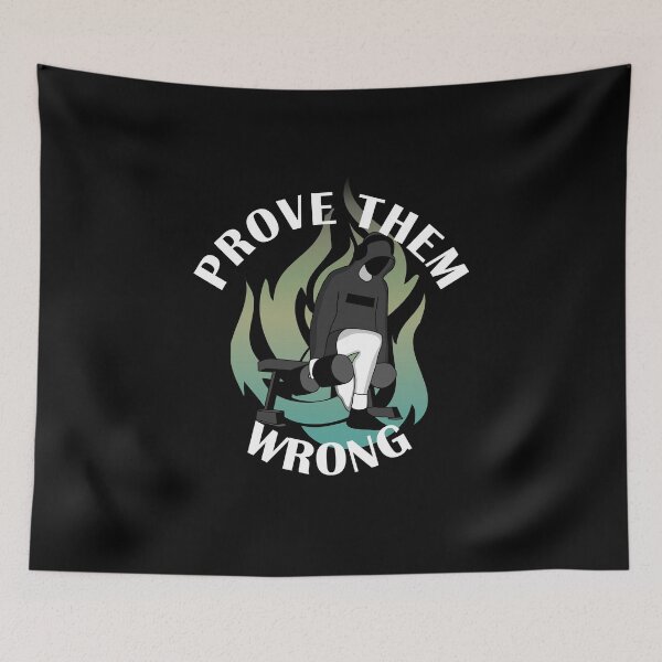 Item preview, Prove them wrong bulgarian split squat gym motivation  designed and sold by designsbyted.