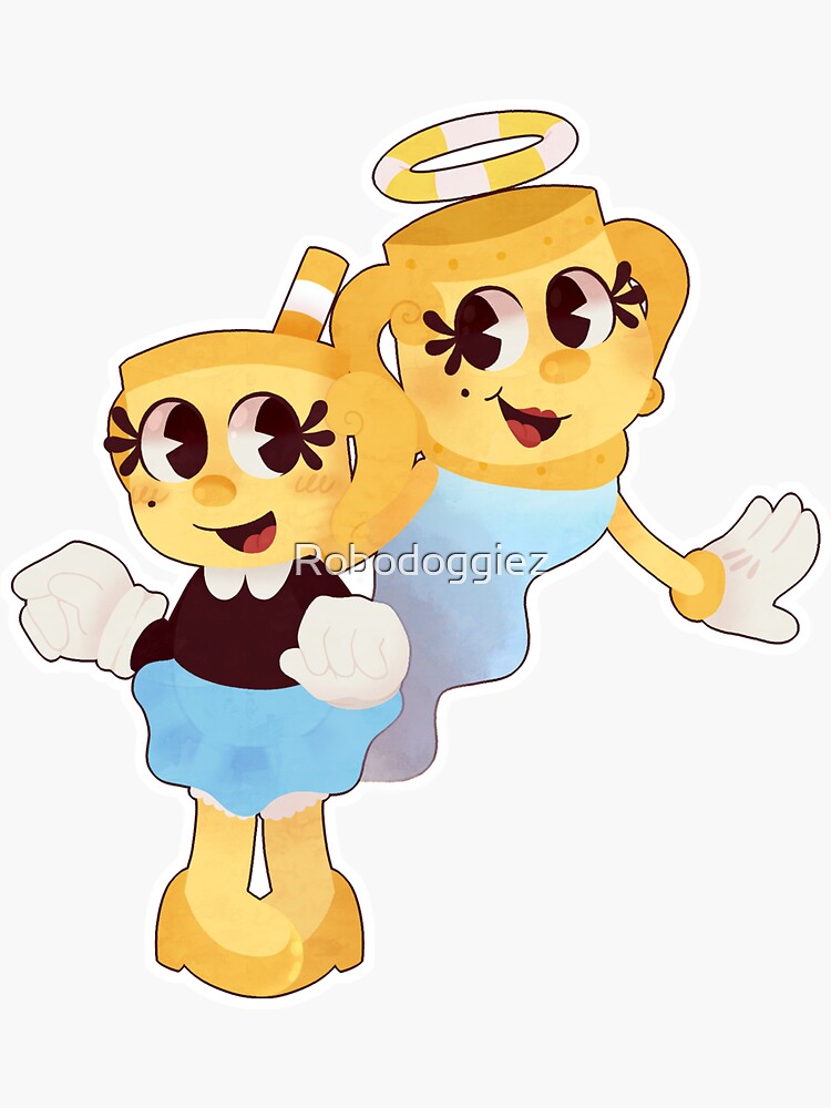 ms chalice - Cuphead And Mugman - Sticker