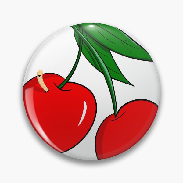 Item preview, Cherries with Worm designed and sold by StrugglingIdeas.
