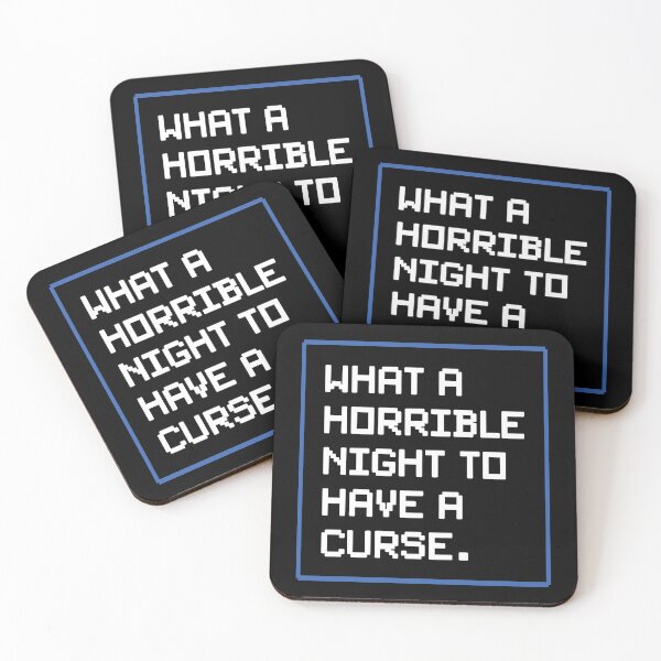 Item preview, What A Horrible Night To Have A Curse - Castlevania designed and sold by Technobesity.