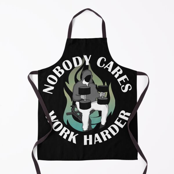 Item preview, Nobody cares work harder dumbell press gym motivation designed and sold by designsbyted.