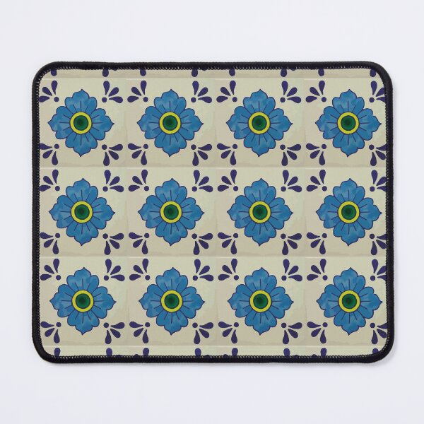 Item preview, Blue flower classic talavera tile pattern stylish kitchen designed and sold by T-Mex.