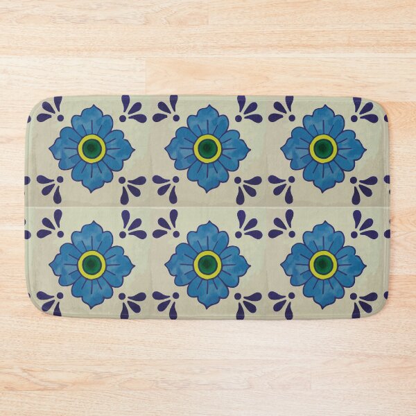 Item preview, Blue flower classic talavera tile pattern stylish kitchen designed and sold by T-Mex.