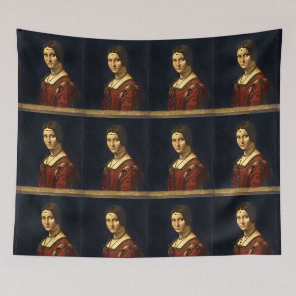 Item preview, La Belle Ferronniere, by Leonardo Da Vinci designed and sold by lamalee.