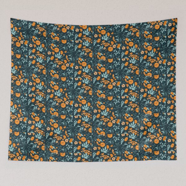 Item preview, Hand drawn floral pattern  designed and sold by IshanArt.
