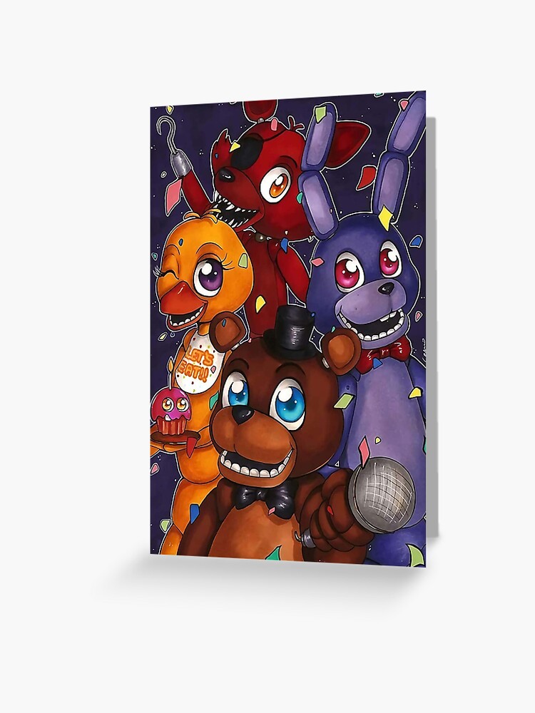 Funny Five Nights At Freddys Movie fnaf(2) Greeting Card for Sale