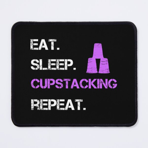 Item preview, Eat Sleep Cupstacking Repeat Sport Tshirt Essential T-Shirt designed and sold by felyn3gloria.