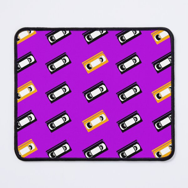 Item preview, VHS Cassette Tapes Collection Orange Tapes Purple Violet designed and sold by AbbysRadArt.