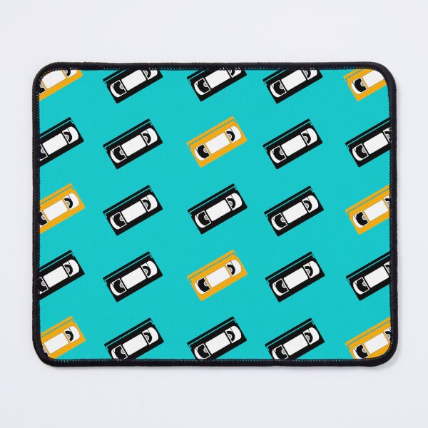 Item preview, VHS Cassette Tapes Collection Orange Tapes Teal designed and sold by AbbysRadArt.