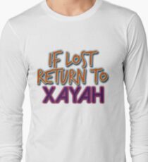 Camiseta de manga larga Si se pierde, vuelve a Xayah