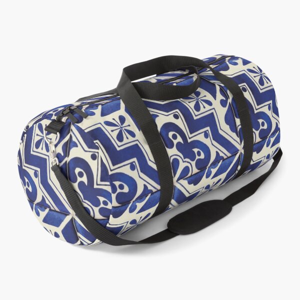 Item preview, Geometric deep blue neo mexican talavera tile designed and sold by T-Mex.
