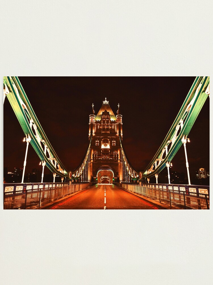 Alternate view of EARLY HOURS. (Tower Bridge) Photographic Print