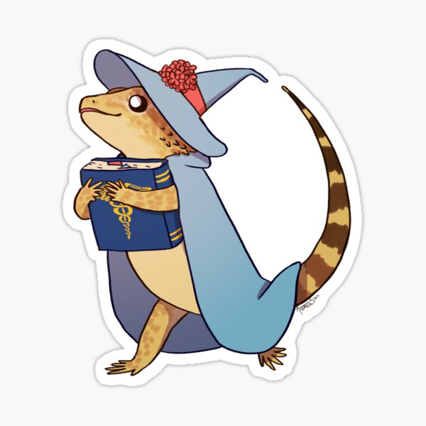 Busy Beardie Sticker