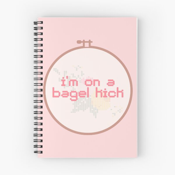 Item preview, Bagel Kick Embroidery Hoop designed and sold by Pink Ribbon.