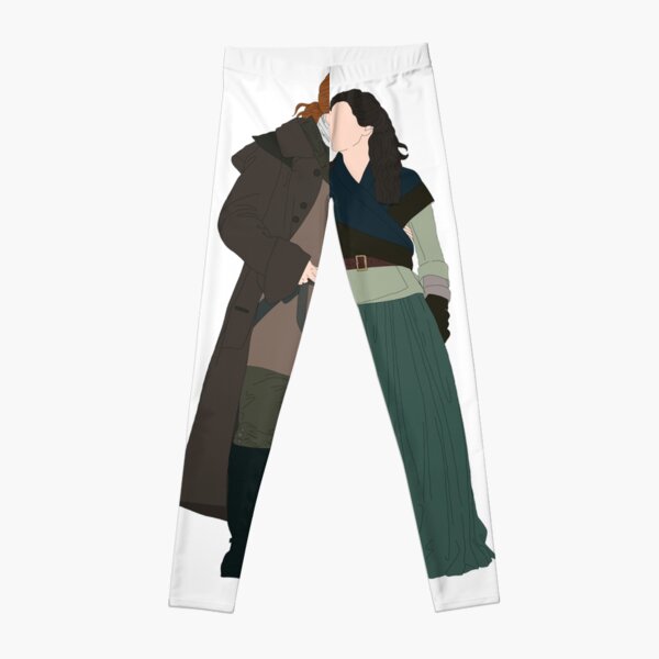 Outlander TV Series Lovers Jamie Fraser and Claire Fraser Loving Moments  Valentines Day Special Beautiful Aesthetic Collage - 1 Leggings for Sale  by GreaterArt