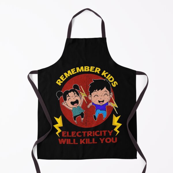 Item preview, Electricity Will Kill You Kids Funny Dad Mom Electricity Shirt designed and sold by FamilyRoyal.