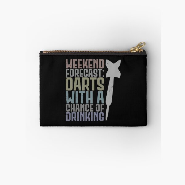 Item preview, WEEKEND FORECAST DARTS WITH A CHANCE OF DRINKING FUNNY PUN designed and sold by sobriowslen.