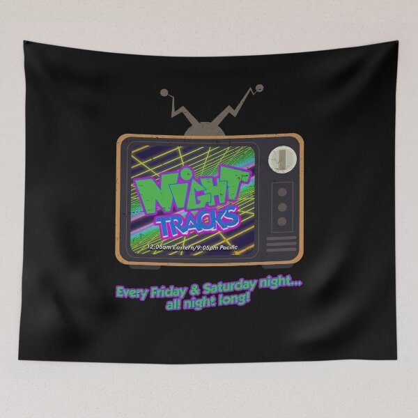 Item preview, Distressed Night Tracks designed and sold by TeeArcade84.
