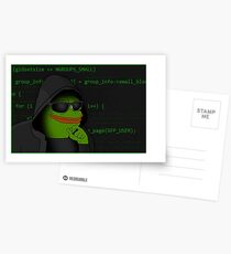 Hacker Pepe Postcards
