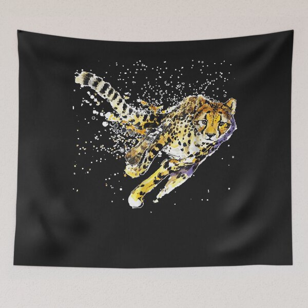 Item preview, Cheetah cool design running cheetah gift tee designed and sold by traceywalter2e.