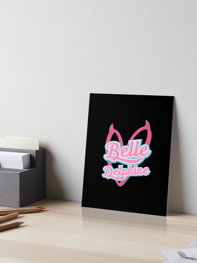 Belle Delphine Bath Water Art Board Print for Sale by Rainfalling