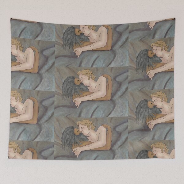 Item preview, In Bed, They Kiss - Our Flag Means Death designed and sold by SuperbScribbles.