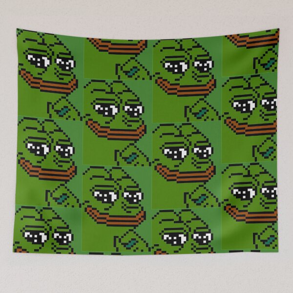 Aperçu de l'œuvre 8 Bit Pepe créée et vendue par Weeev.