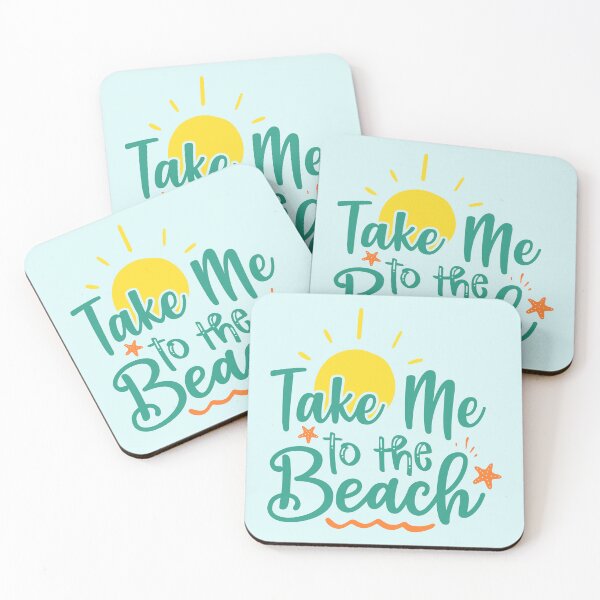 Item preview, Take Me To The Beach Fun Summertime Saying designed and sold by MindfulMeta.